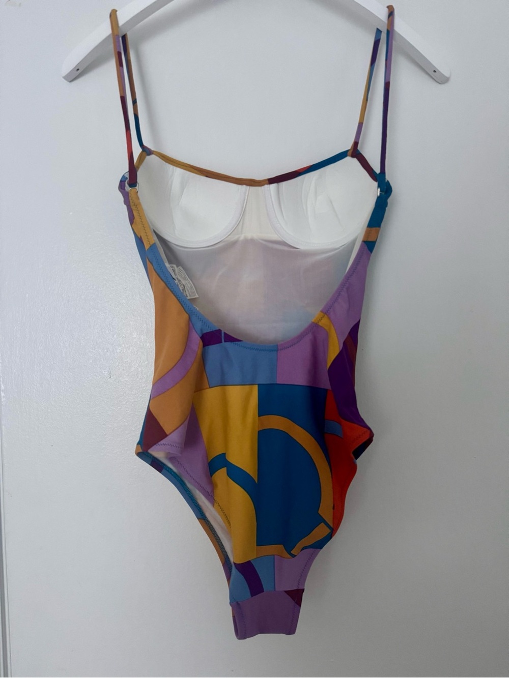 Salvatore Ferragamo Logo Print One-piece with iconic Gancini logo US6 - Picture 2 of 8